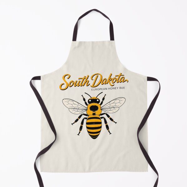 Item preview, South Dakota European Honey Bee Vintage State Insect Poster designed and sold by The-Drip-Studio.