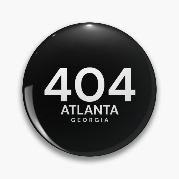 Item preview, 404 Atlanta Georgia Minimalist Area Code designed and sold by Paper Drip.