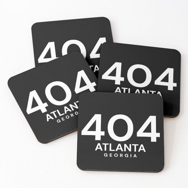Item preview, 404 Atlanta Georgia Minimalist Area Code designed and sold by Paper Drip.