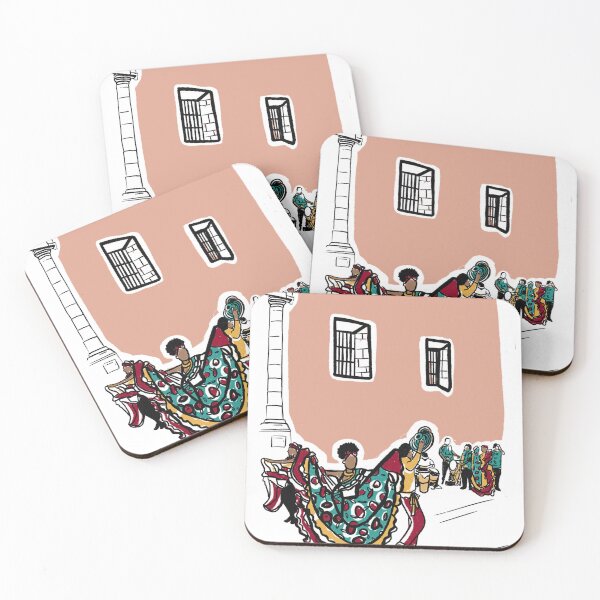 Item preview, Colombian Street Dance | Colorful Cultural Illustration designed and sold by Tropical Blood.
