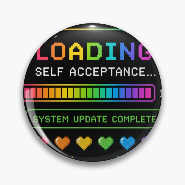 Item preview, Loading self acceptance| pride month celebration tee  designed and sold by DrimitStore.