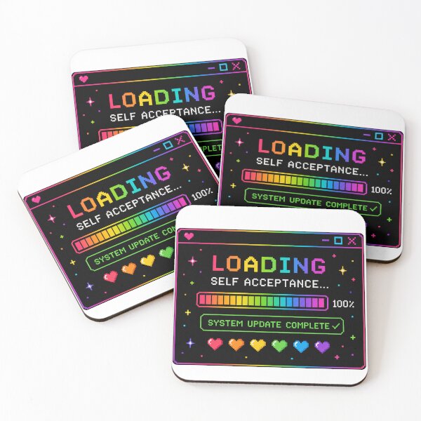 Item preview, Loading self acceptance| pride month celebration tee  designed and sold by DrimitStore.