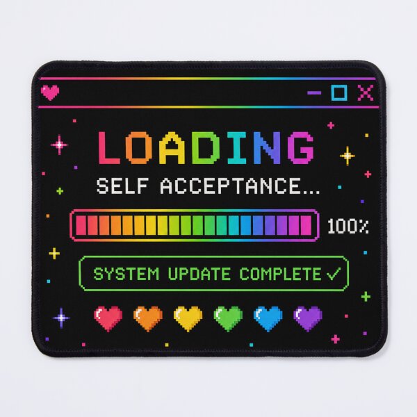 Item preview, Loading self acceptance| pride month celebration tee  designed and sold by DrimitStore.