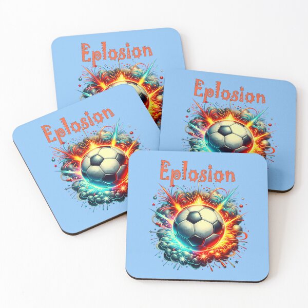 Item preview, football on a explosive background designed and sold by LoneAngel.