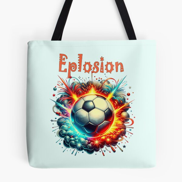 Item preview, football on a explosive background designed and sold by LoneAngel.