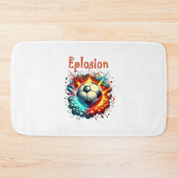 Item preview, football on a explosive background designed and sold by LoneAngel.