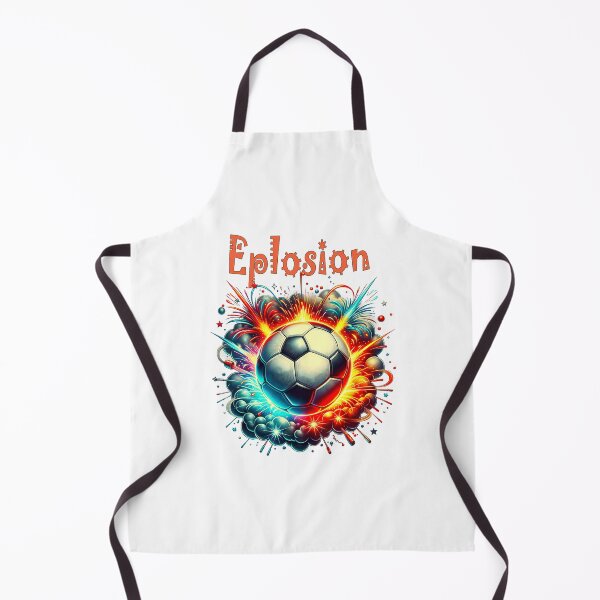 Item preview, football on a explosive background designed and sold by LoneAngel.
