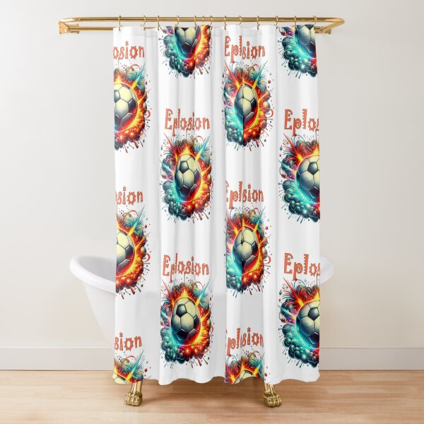 Item preview, football on a explosive background designed and sold by LoneAngel.