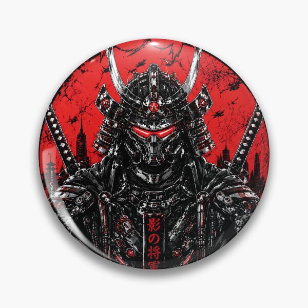 Item preview, Cyberpunk Shadow Shogun - Futuristic Sci-Fi Samurai Armor designed and sold by saamessart.