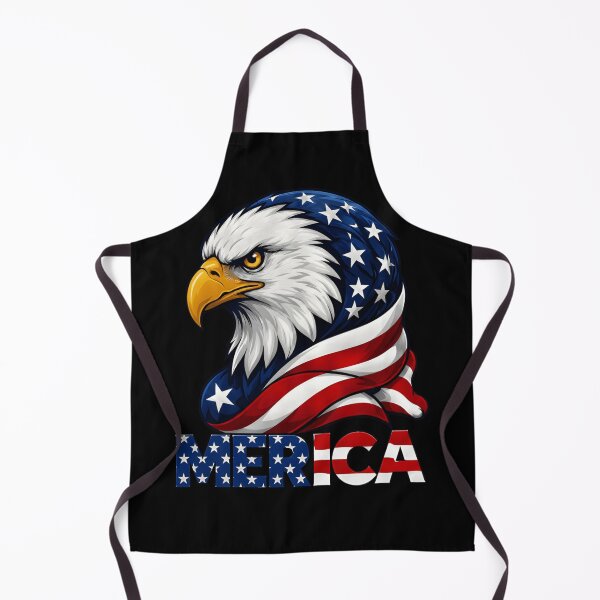 Item preview, Merica USA Flag Patriotic Bald Eagle Shirt – Funny 4th of July American Pride T-Shirt designed and sold by ZyxDes.