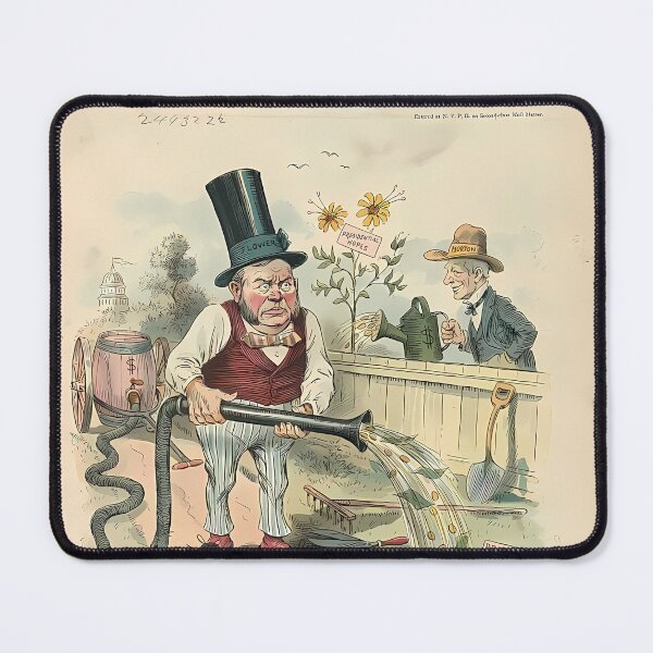 Item preview, Competing Gardeners | Botanical Art designed and sold by GammaRay.