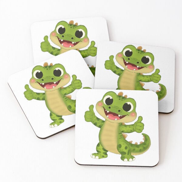 Item preview, Cute Baby Crocodile Double Thumbs Up Happy Alligator⁠ designed and sold by Witsnu7356.