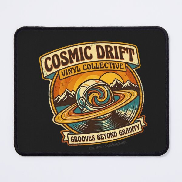 Item preview, Cosmic Drift Vinyl Collective - Retro Astronaut Space Vinyl designed and sold by TheDailyCross1.