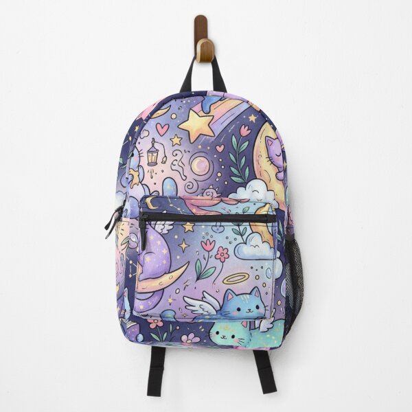 Item preview, Dreamy Celestial Cats Pattern designed and sold by Iampoji.