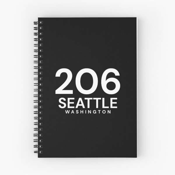 Item preview, 206 Seattle Washington Minimalist Area Code designed and sold by Paper Drip.