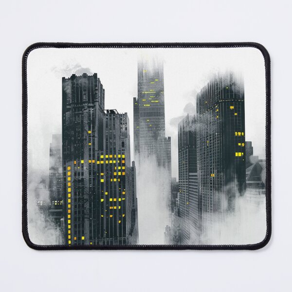 Item preview, Fog City Skyscraper - Urban Noir & Moody Architecture designed and sold by BoxofMoments.