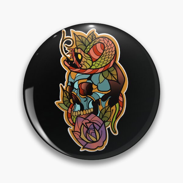 Item preview, The snake and skull designed and sold by X1810x.