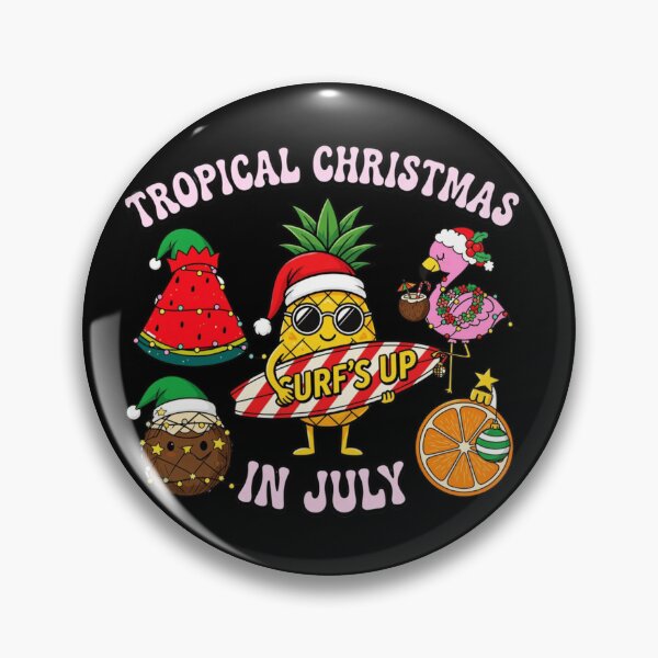Item preview, Christmas In July Tropical Santa Summer Beach Christmas Holiday Vacation designed and sold by Thread&Fable.