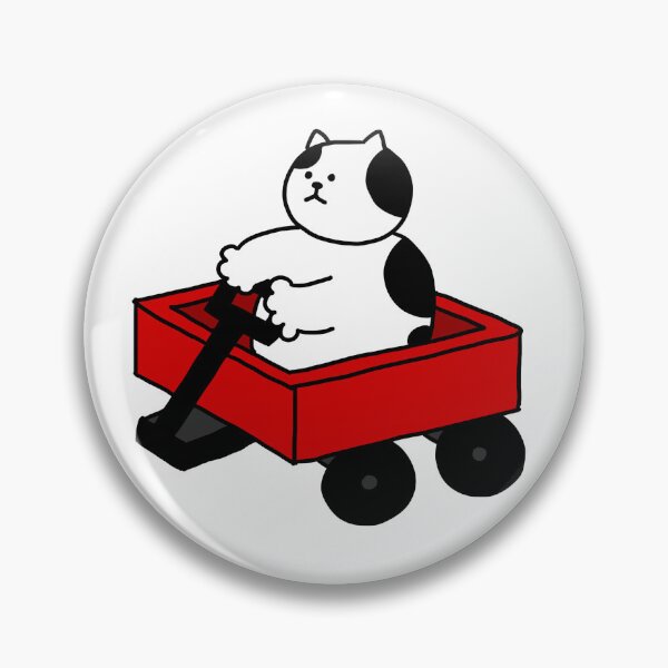 Item preview, a Cat riding in a wagon designed and sold by superbaechoo.