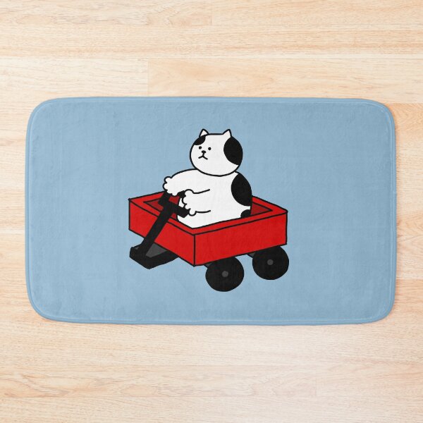 Item preview, a Cat riding in a wagon designed and sold by superbaechoo.