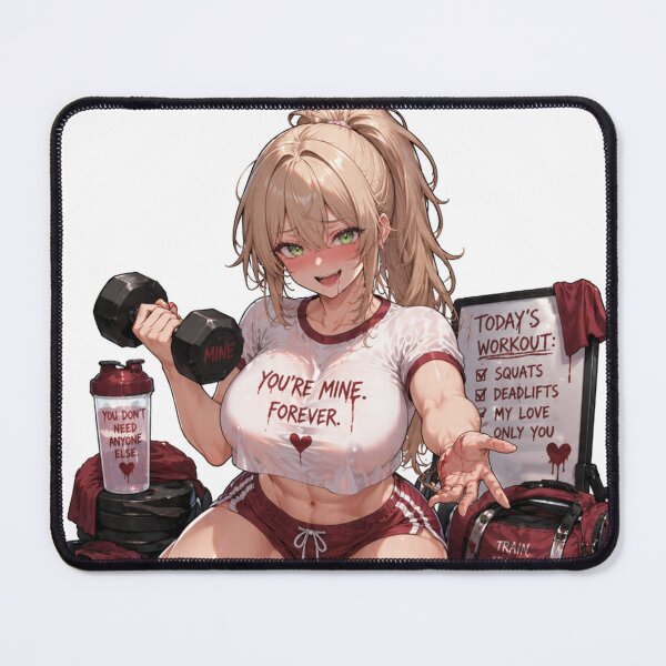 Item preview, Cute Anime Sport Gym Girl Yandere Waifu designed and sold by Ericks0087.