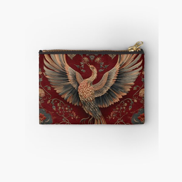 Item preview, Elegant Phoenix Art | Vintage Mythical Bird Floral Design designed and sold by GrinGalore.