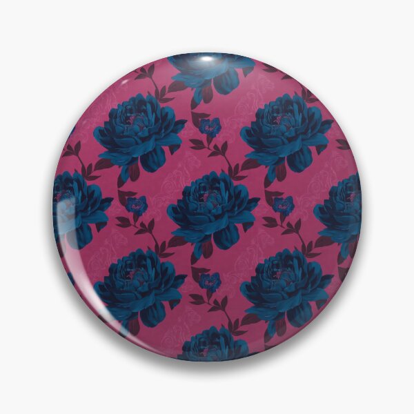 Item preview, Blue peony flower designed and sold by uunaa.
