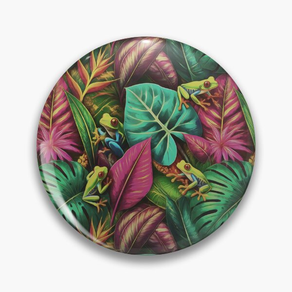 Item preview, Tree Frog Dreams Seamless Surface Pattern designed and sold by taiche.
