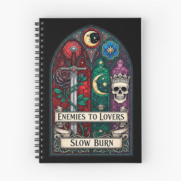 Item preview, Enemies to Lovers Stained Glass Art Slow Burn Romance designed and sold by SholoStudio.