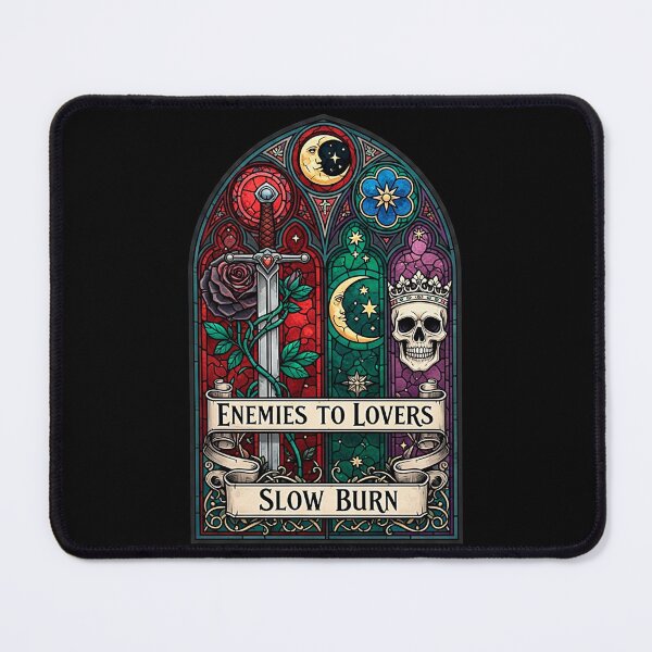 Item preview, Enemies to Lovers Stained Glass Art Slow Burn Romance designed and sold by SholoStudio.