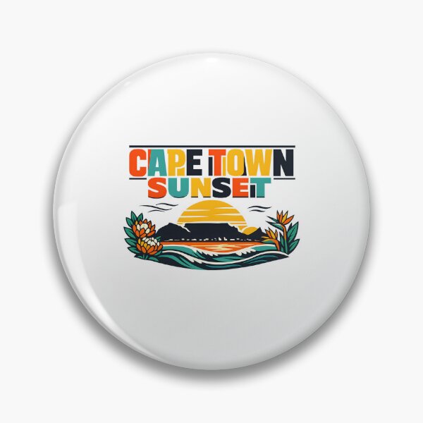 Item preview, Cape Town Sunset Retro Vintage Travel Shirt designed and sold by SJarts Creative Studio.