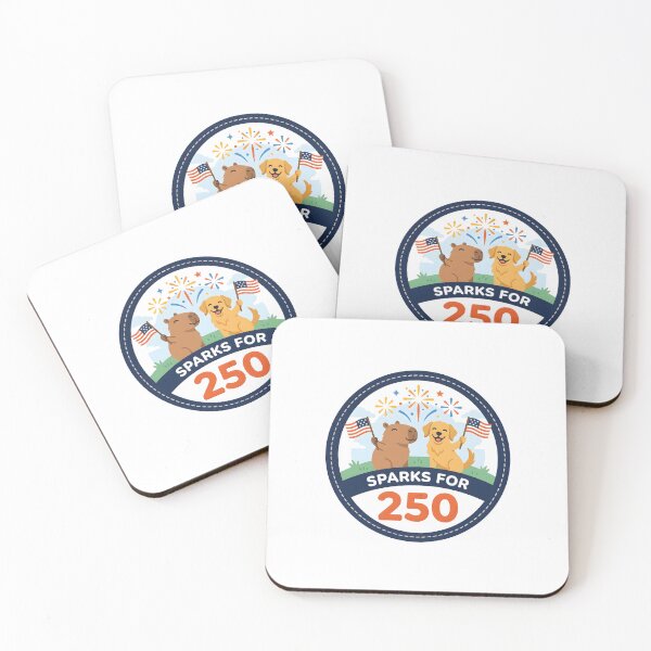 Item preview, Sparks For 250 USA Capybara Dog Fireworks designed and sold by laughingshirts.