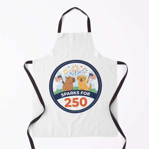 Item preview, Sparks For 250 USA Capybara Dog Fireworks designed and sold by laughingshirts.