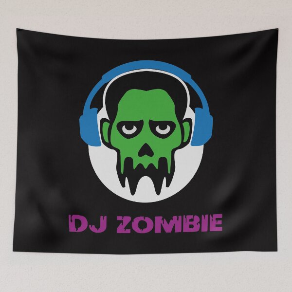 Item preview, Zombie DJ Horror Headphones designed and sold by ElectroSphere46.