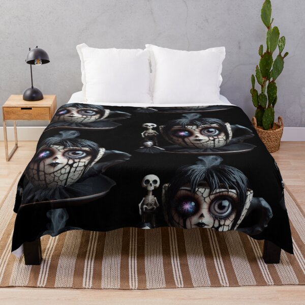 Item preview, Steaming Goth Teacup Doll with Cosmic Spark Eye designed and sold by LujziWorld.