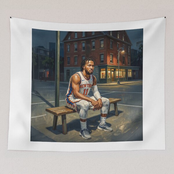 Item preview, Jalen Brunson NY Knicks Portrait designed and sold by Home Decor Art.