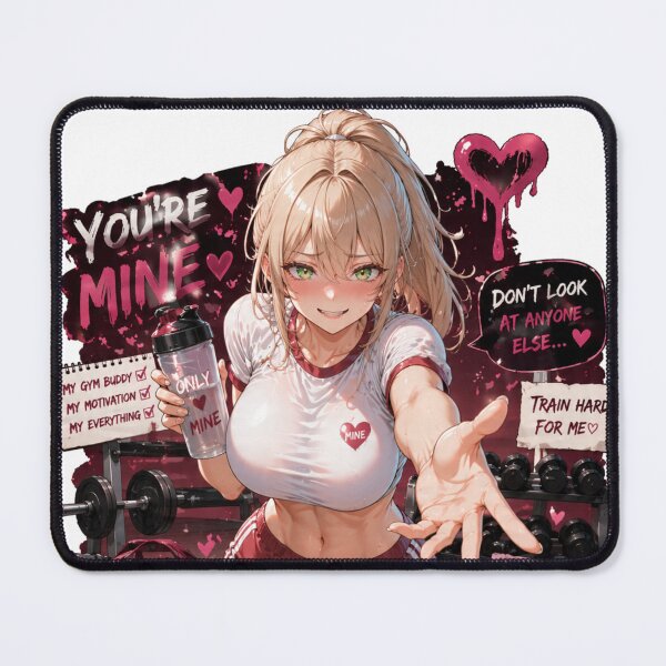 Item preview, Cute Anime Sport Gym Girl Yandere Waifu designed and sold by Ericks0087.