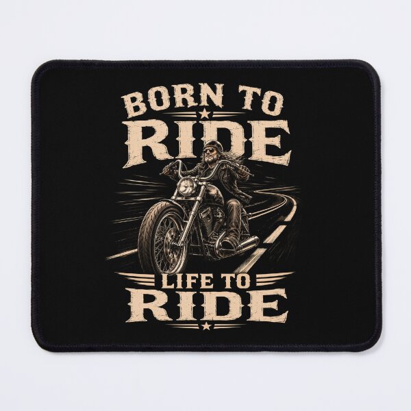 Item preview, Born To Ride Live To Ride  - Vintage Motorcycle Rider Freedom Design designed and sold by MargaretaArt.