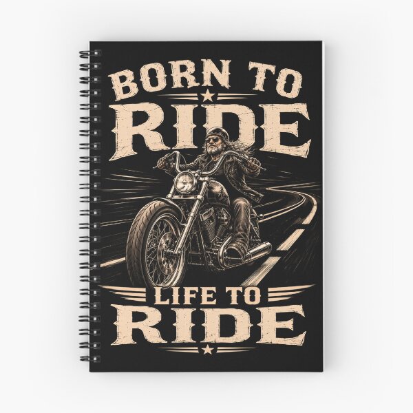 Item preview, Born To Ride Live To Ride  - Vintage Motorcycle Rider Freedom Design designed and sold by MargaretaArt.
