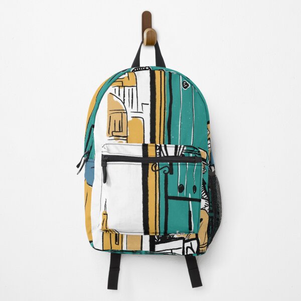 Item preview, Cartagena Reader | Colombian Colonial Street Illustration designed and sold by Tropical Blood.