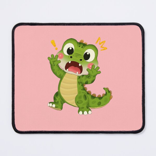 Item preview, Cute Baby Crocodile Shocked Surprised Happy Alligator designed and sold by Witsnu7356.