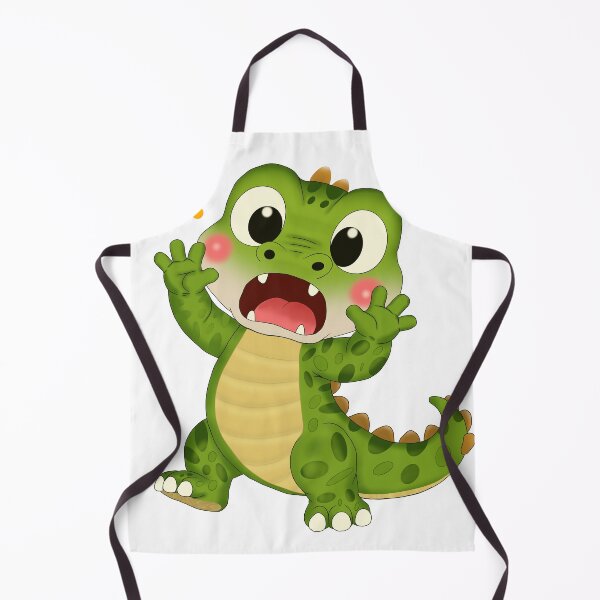 Item preview, Cute Baby Crocodile Shocked Surprised Happy Alligator designed and sold by Witsnu7356.