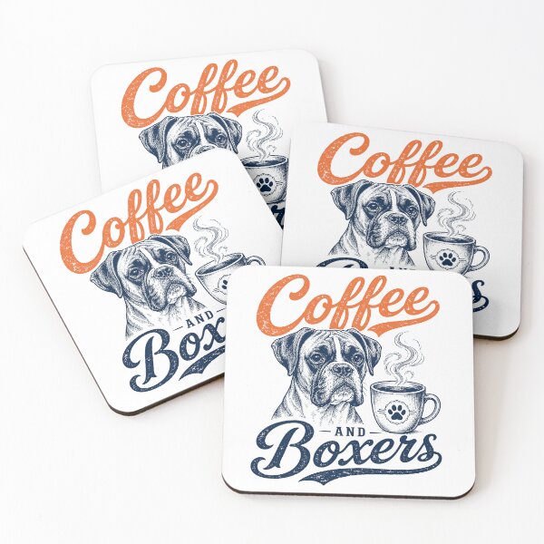 Item preview, Coffee and Boxer Dog Owner Mom Dad Pet Lover designed and sold by will freed18.