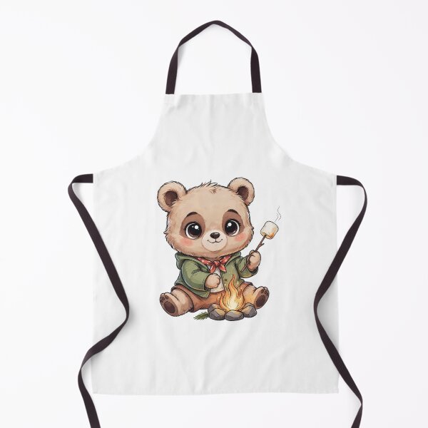 Item preview, Cute Camping Panda Roasting Marshmallow by Campfire | Kawaii Outdoor Adventure Design designed and sold by Snifferius.