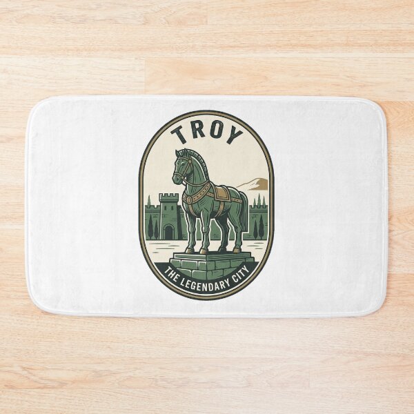 Item preview, Ancient Greece Troy Trojan Horse Vintage Emblem designed and sold by k3rstman1.