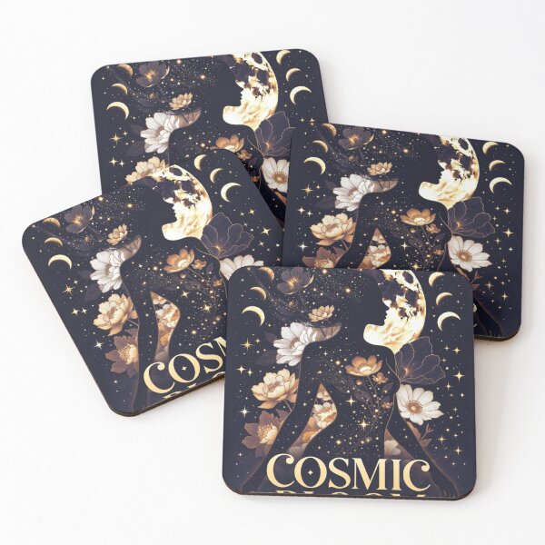 Item preview, Cosmic Bloom Moon Goddess Design | Celestial Floral Divine Feminine Art designed and sold by GalleryPeak.