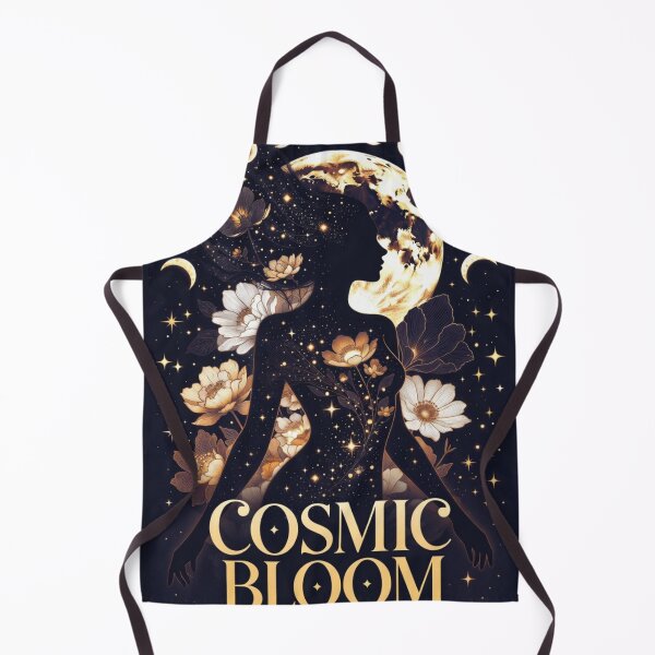 Item preview, Cosmic Bloom Moon Goddess Design | Celestial Floral Divine Feminine Art designed and sold by GalleryPeak.