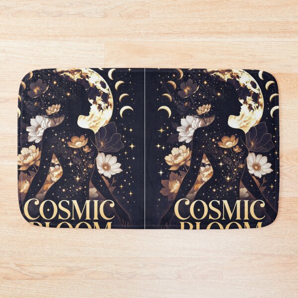 Item preview, Cosmic Bloom Moon Goddess Design | Celestial Floral Divine Feminine Art designed and sold by GalleryPeak.