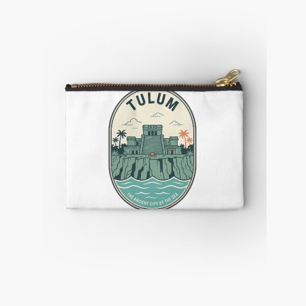 Item preview, Vintage Tulum Mexico Mayan Ruins Coastal Badge designed and sold by k3rstman1.