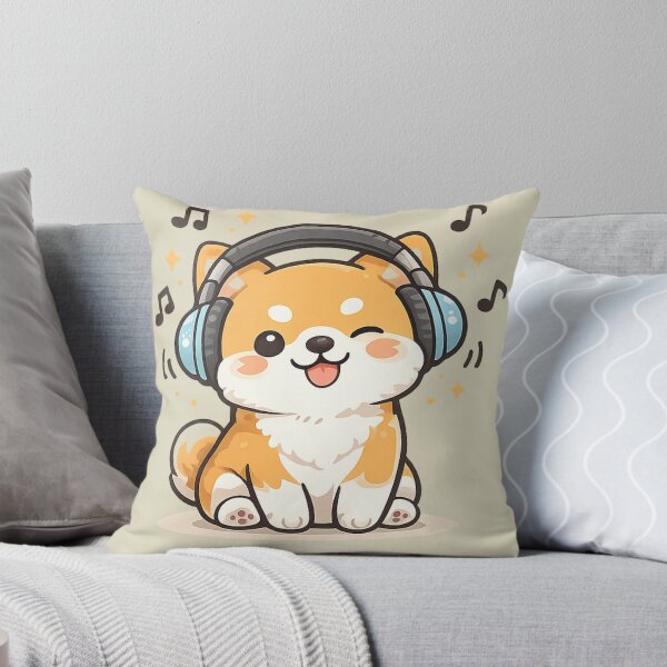 Item preview, Minimal Shiba Vibes | Cute Music Dog Aesthetic designed and sold by Creavanessa0321.